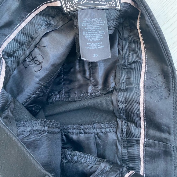 Business formal/casual, low waist, black trousers, almost new. - Picture 2 of 4